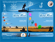 Tablet Screenshot of hostelriver.fi